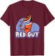 Cow & Chicken Red Guy T-Shirt - T-Shirt | Maroon