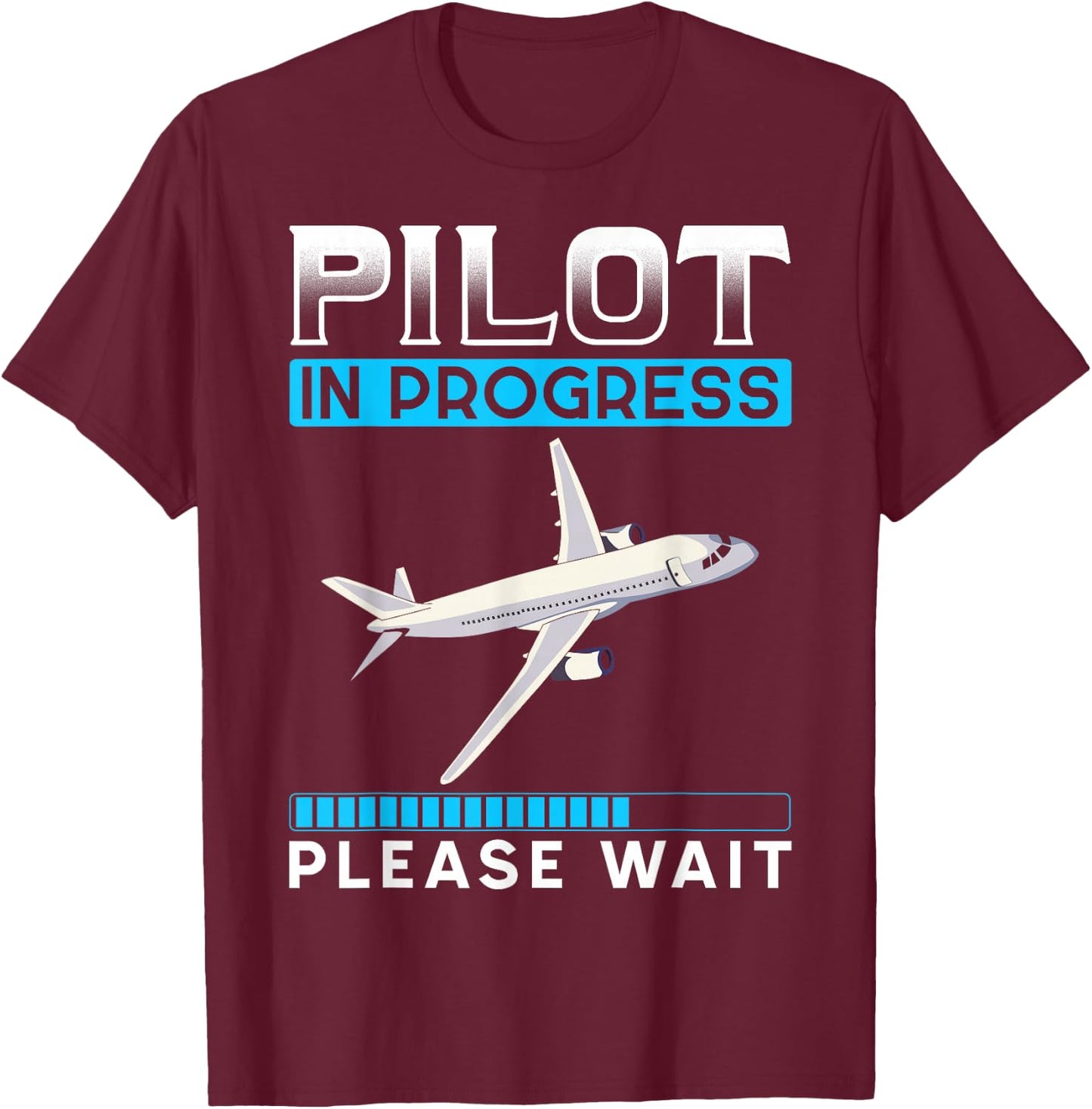 Flying Plane Co Pilot Gift Future Pilot T-Shirt - T-Shirt | Maroon