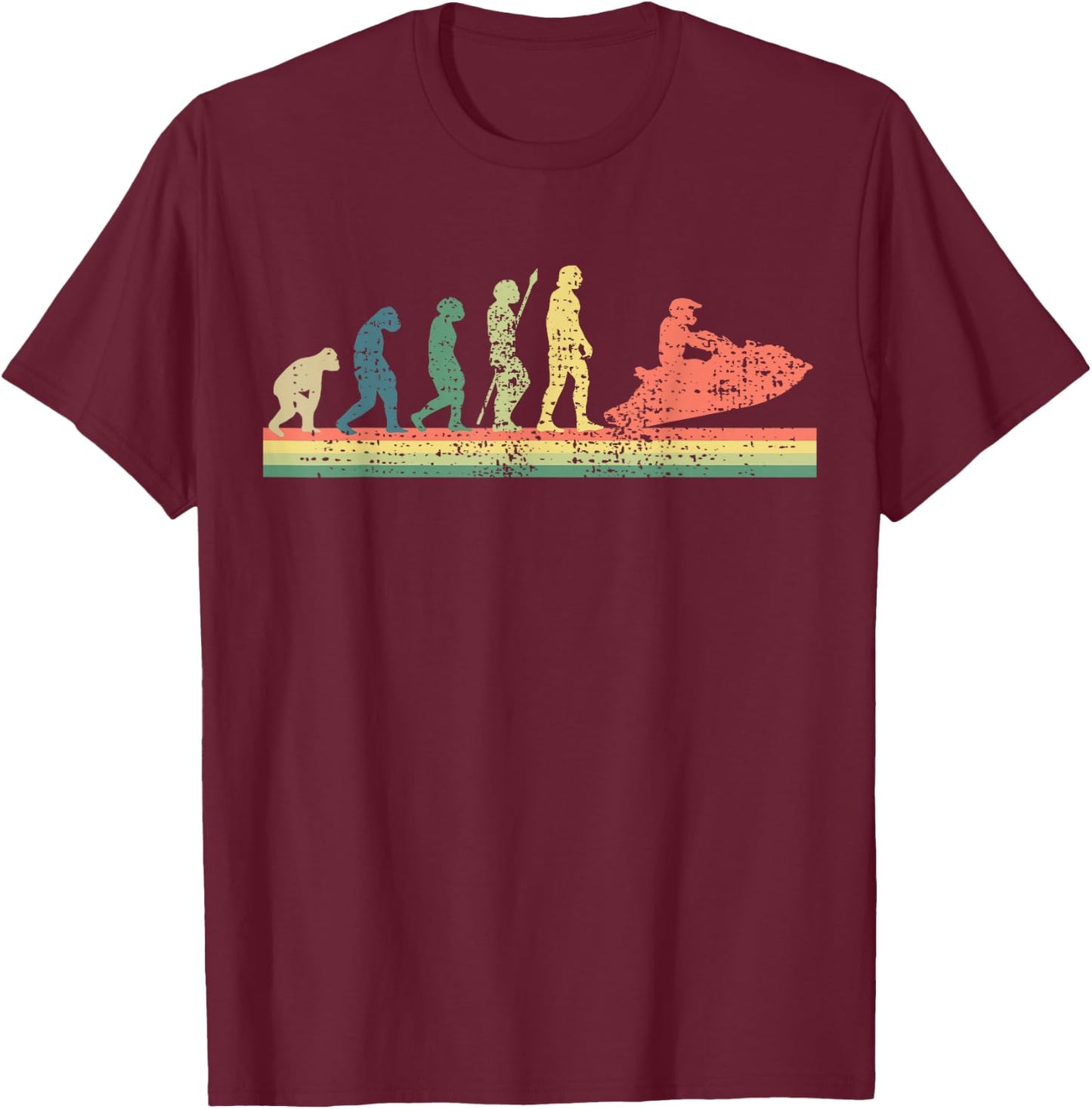Jetski T-Shirt - T-Shirt | Maroon