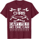 CHRIS Fix It Funny Birthday Personalized Name Dad Gift T-Shirt - T-Shirt | Maroon