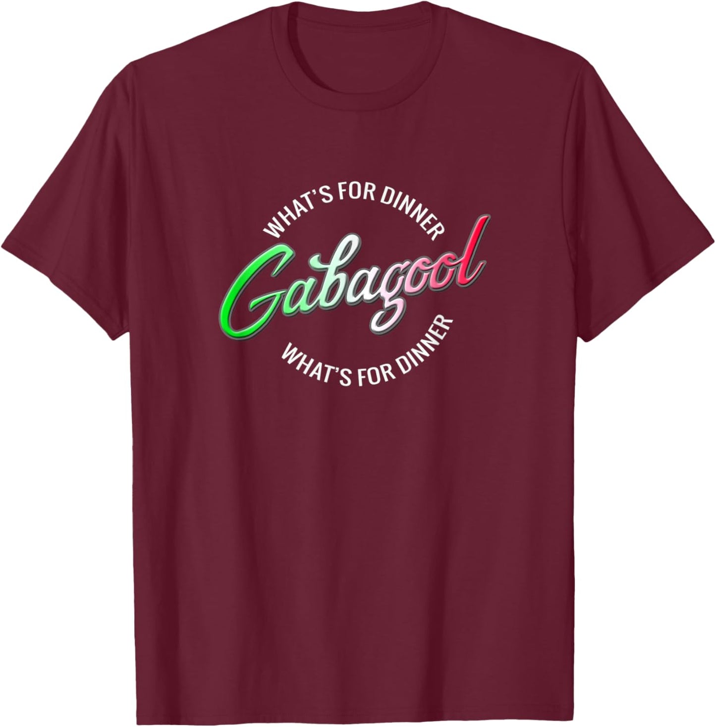 Gabagool Italian Food Popular New Jersey Italians TV Show T-Shirt - T-Shirt | Maroon