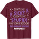 I don't Look Sick- Autoimmune Disease Awareness Supporter T-Shirt - T-Shirt | Maroon