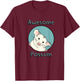 Awesome Possum, Cute Possum, Funny Possum, Opossum Lover T-Shirt - T-Shirt | Maroon