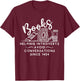 Books helping introvert avoid conversation since 1454 T-Shirt - T-Shirt | Maroon