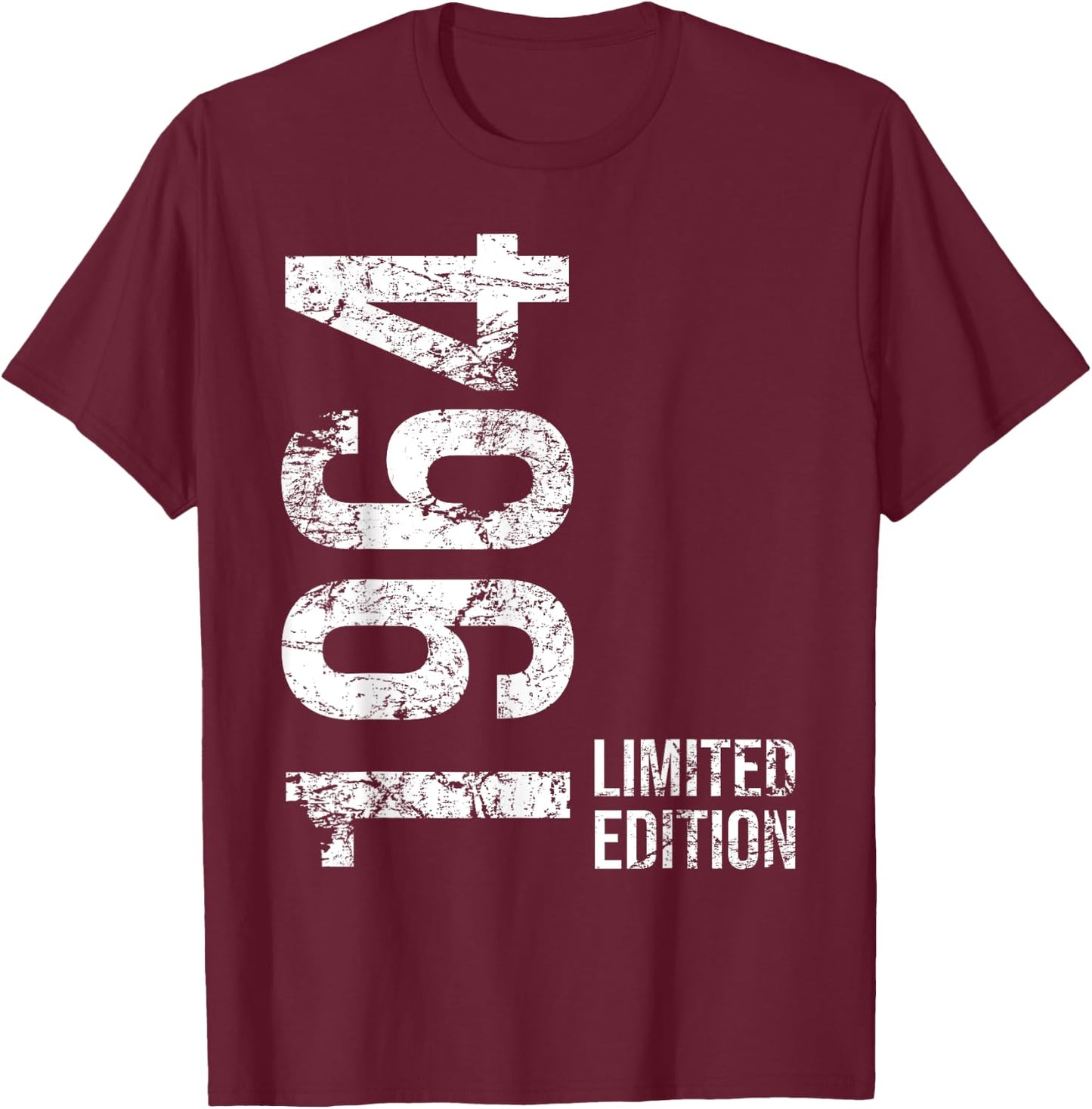 61st Birthday 61 Years Old Man Woman Vintage 1964 T-Shirt - T-Shirt | Maroon