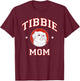 Tibetan Spaniel Mom Dog Mother T-Shirt - T-Shirt | Maroon