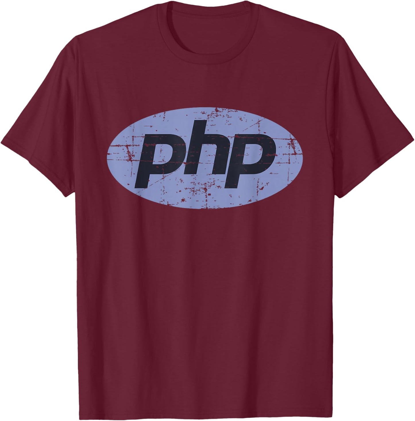 Vintage PHP Backend Laravel CodeIgniter Developer T-Shirt - T-Shirt | Maroon