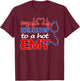 My Heart Belongs To Hot EMT Shirt I Love My EMT Paramedic T-Shirt - T-Shirt | Maroon