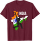 Indian Cricket Jersey India Cricket Team Lover Supporter T-Shirt - T-Shirt | Maroon