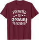 Promoted To Granny Again | Baby Reveal Granny To Be T-Shirt - T-Shirt | Maroon