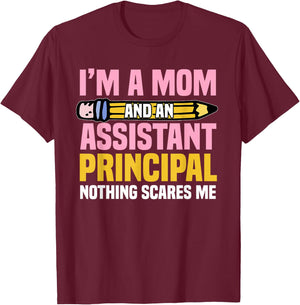 Assistant Principal Vice-Principal Headmasters Mother's Day Small T-Shirt - T-Shirt | Maroon