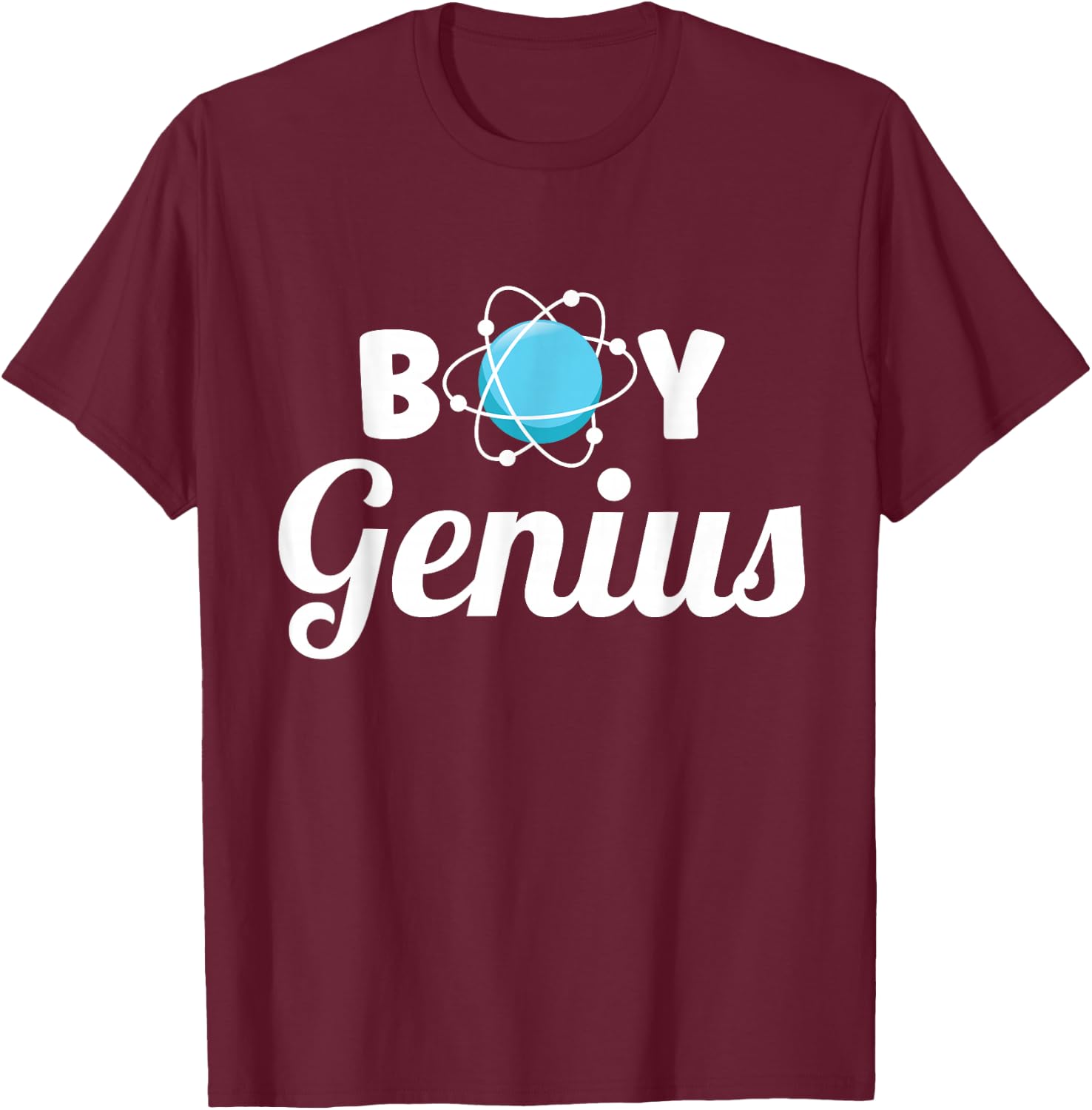 Boy Genius Genius T-Shirt - T-Shirt | Maroon