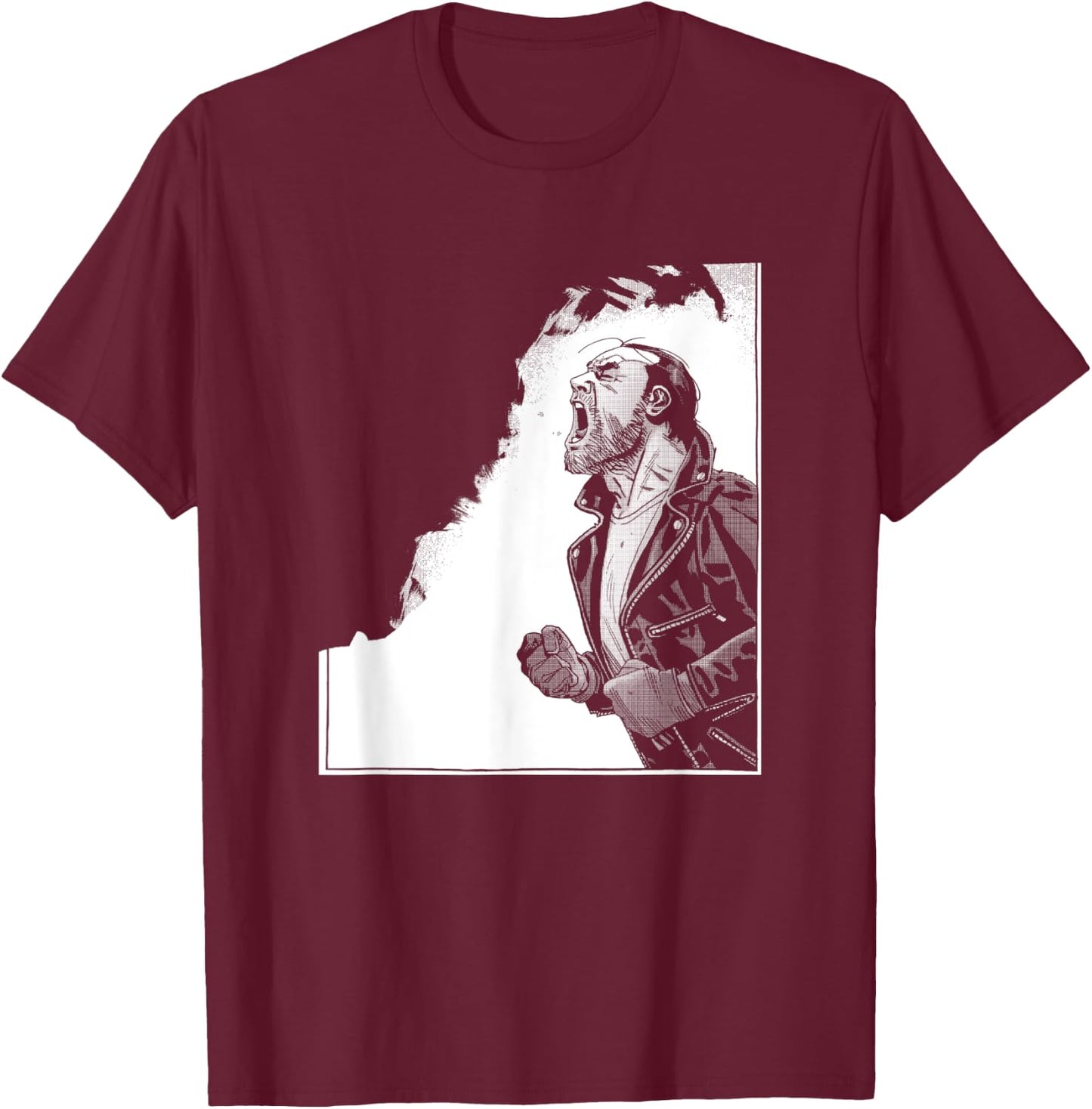 The Walking Dead Here's Negan Screamer T-Shirt - T-Shirt | Maroon