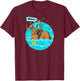 Funny Water Polo Player on Horse Playing Water Polo T-Shirt - T-Shirt | Maroon