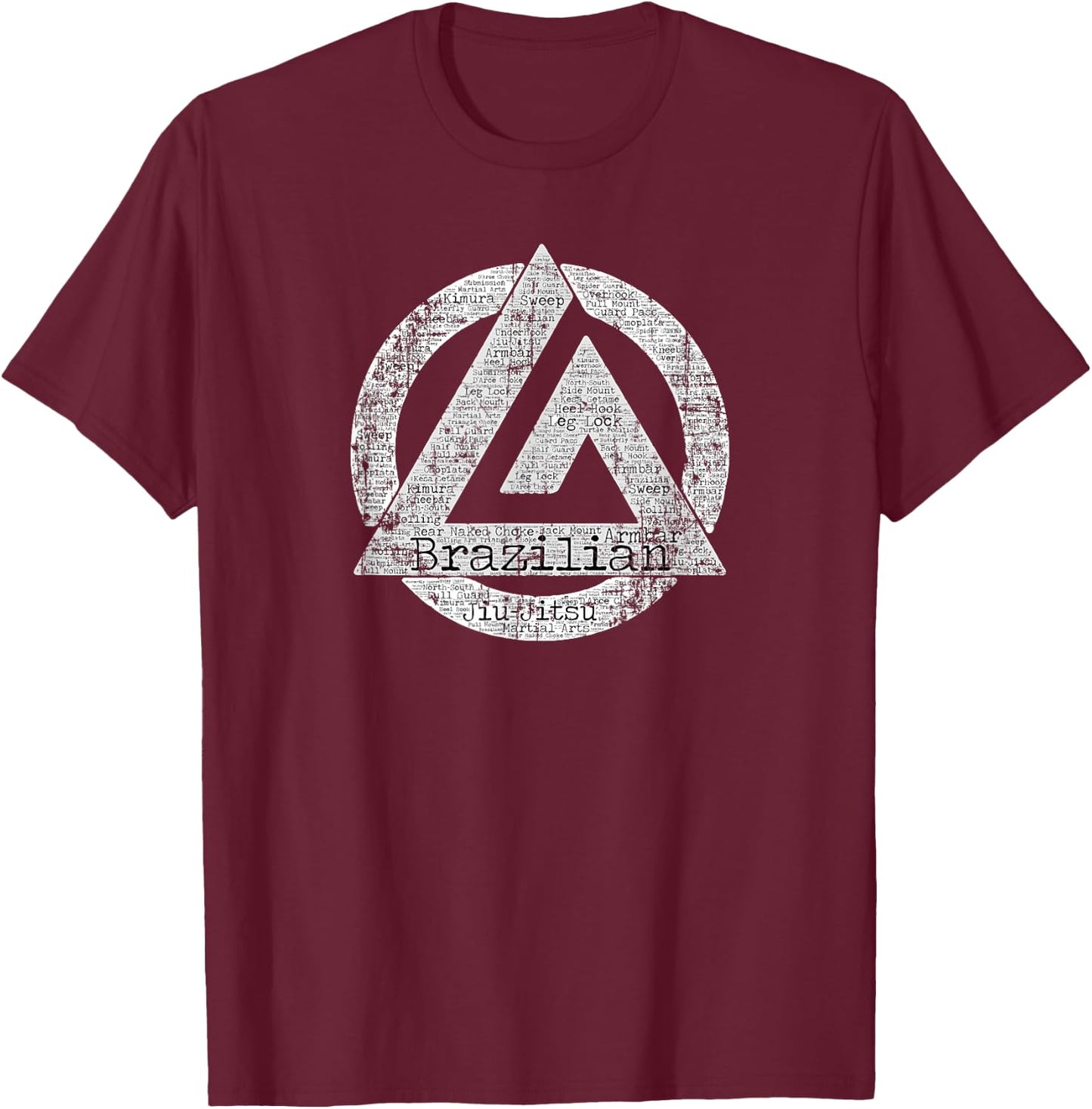 Martial Arts Fighting Training - BJJ Gift T-Shirt - T-Shirt | Maroon