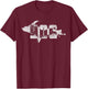 906 Yooper Pride T-Shirt - T-Shirt | Maroon