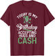 Today is my Birthday accepting Hugs and Cash Funny Birthday T-Shirt - T-Shirt | Maroon
