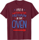 Put Hotdog In That Oven 4th Of July Pregnancy Announcement T-Shirt - T-Shirt | Maroon