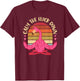 Calm The Flock Down Meditation Stress Relief Yoga Flamingo T-Shirt - T-Shirt | Maroon
