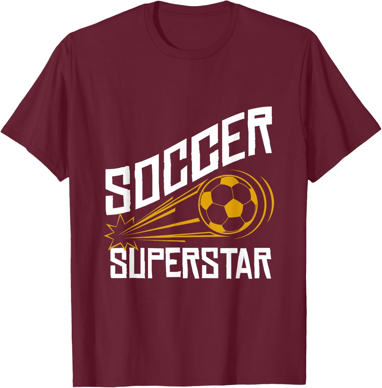 Soccer Superstar Soccer Goalie Sport T-Shirt - T-Shirt | Maroon