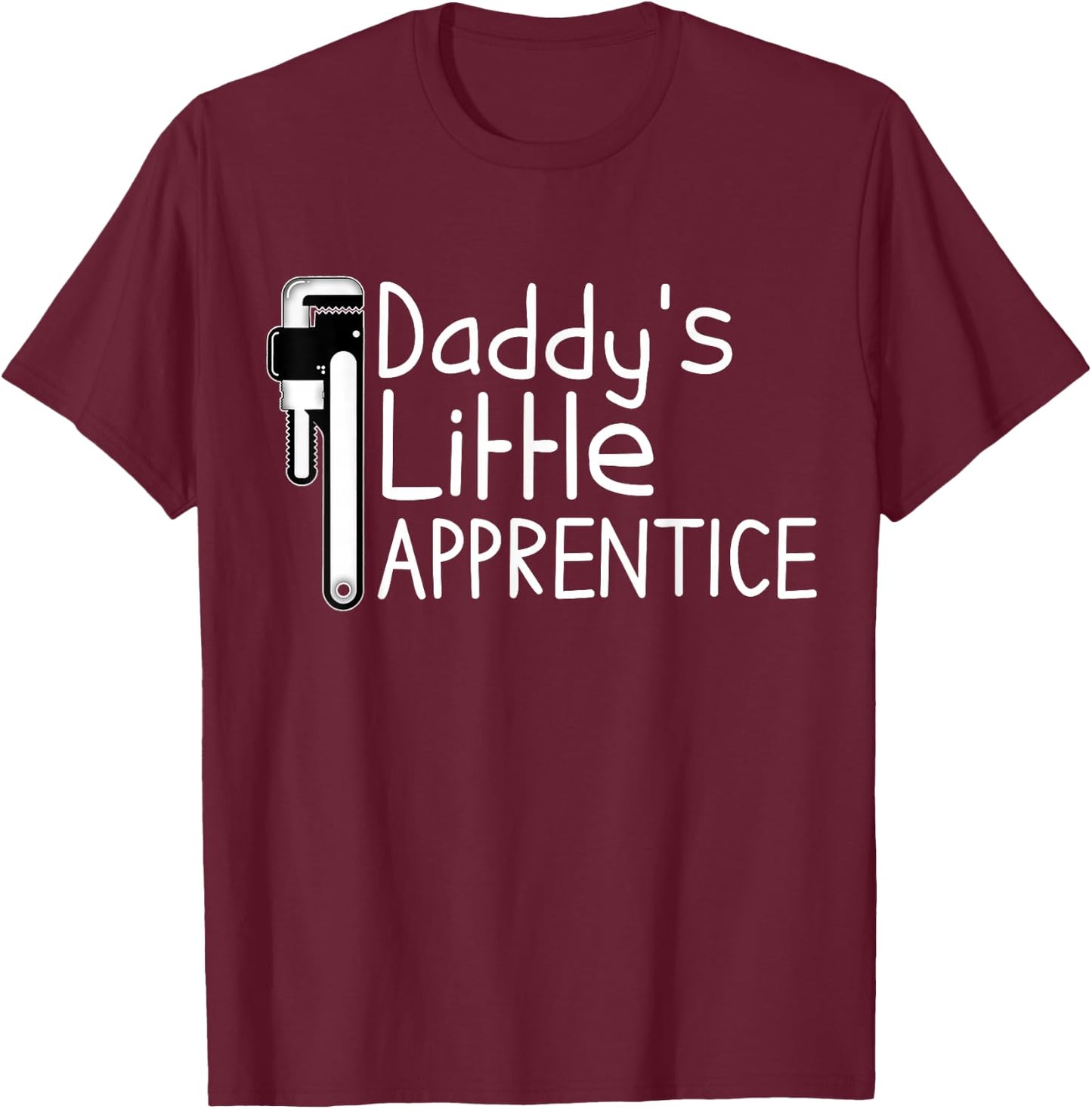 Son Of A Plumber Apprentice Funny Plumbing Handyman Gifts T-Shirt - T-Shirt | Maroon