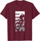 Road Biking Bicycle Cycling T-Shirt - T-Shirt | Maroon