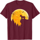 Cockapoo Lovers Halloween Moon T-Shirt - T-Shirt | Maroon