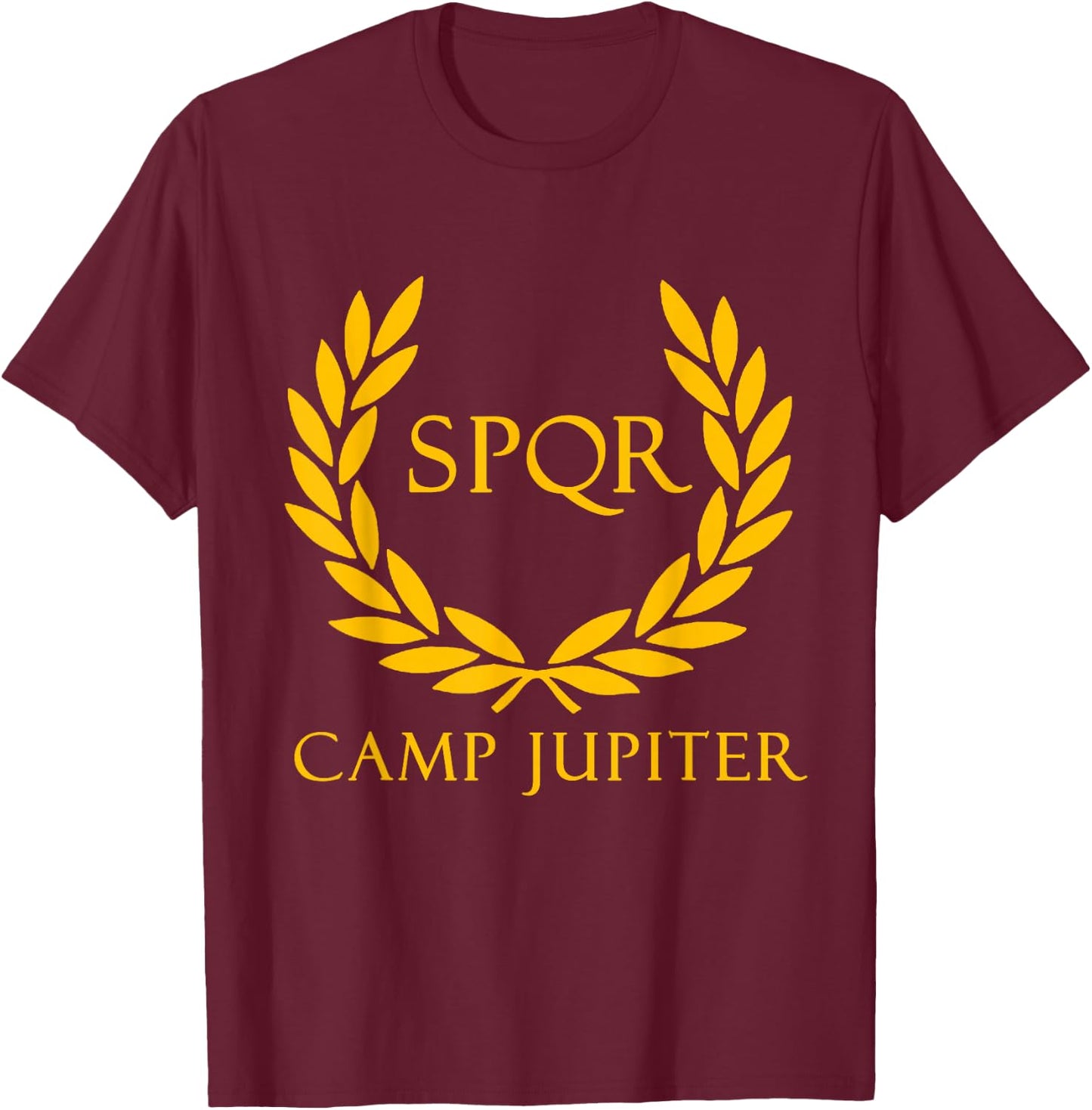 SPQR Senatus Populus Que Romanus Camp of Jupiter T-Shirt - T-Shirt | Maroon