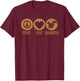 Funny Squirrel Novelty Design Squirrel Lover Men Women Kids Small T-Shirt - T-Shirt | Maroon