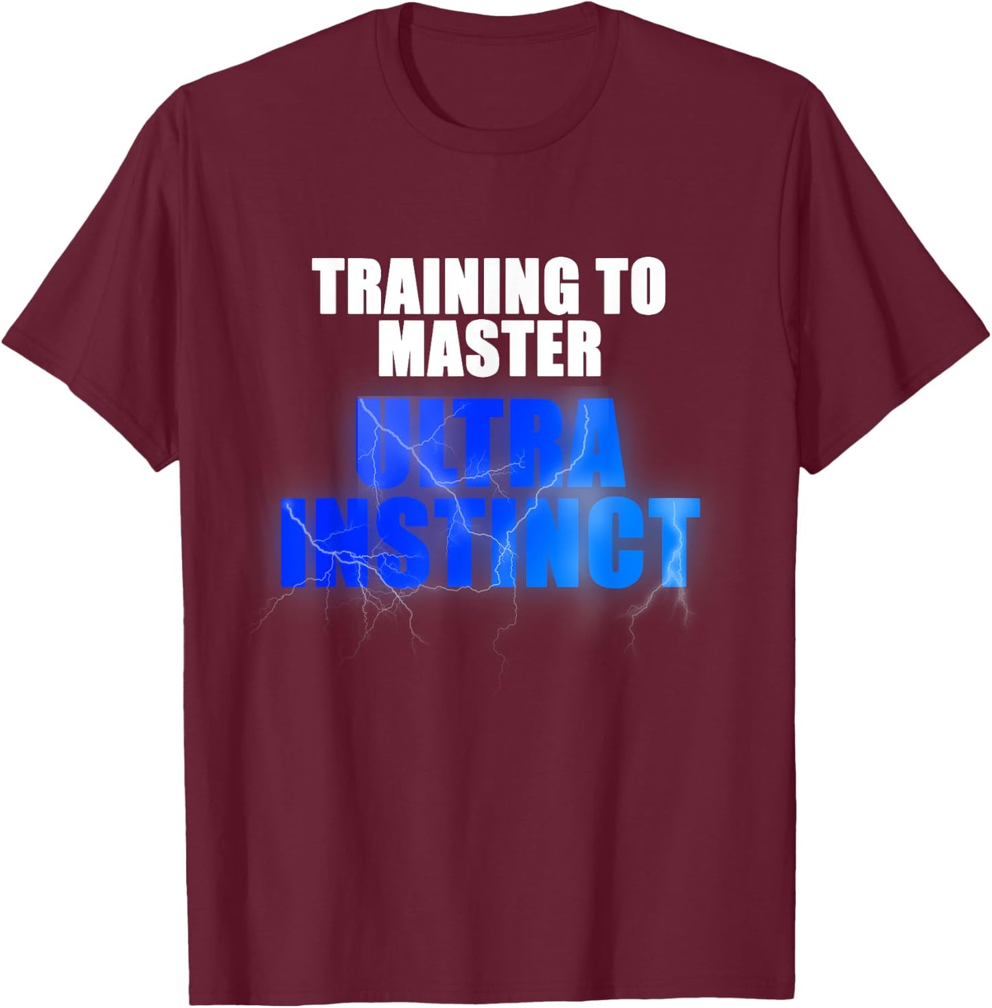 Ultra Instinct Training Gym Workout Anime Manga Shirt T-Shirt - T-Shirt | Maroon