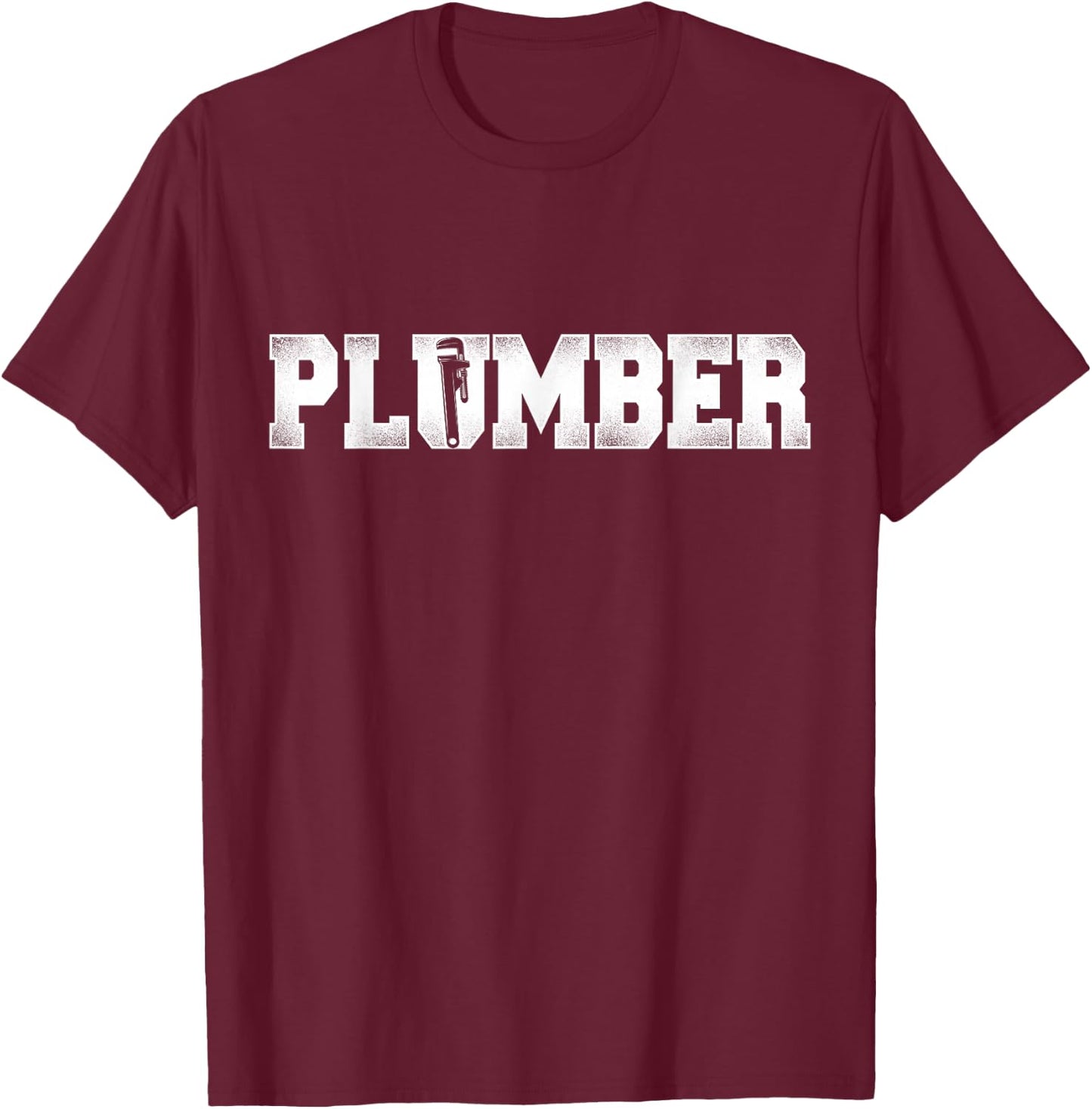 Plumber Vintage Plumber T-Shirt - T-Shirt | Maroon