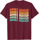 Groovy Court Jester Job Title T-Shirt - T-Shirt | Maroon