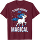Flight Nurses Are Magical Unicorn Job Aeromedic Profession T-Shirt - T-Shirt | Maroon