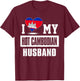 I Love My Hot Cambodian Husband Cambodia T-Shirt - T-Shirt | Maroon