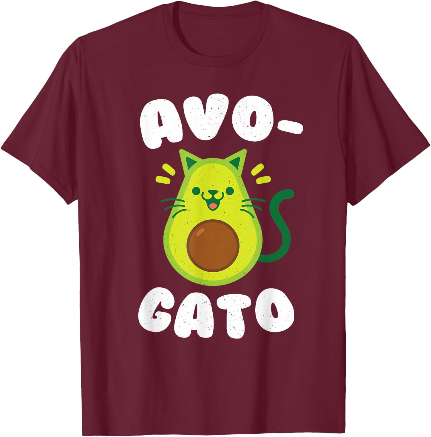 Cinco De Mayo Shirts Cinco De Meow Avogato Cat Avocado Shirt T-Shirt - T-Shirt | Maroon