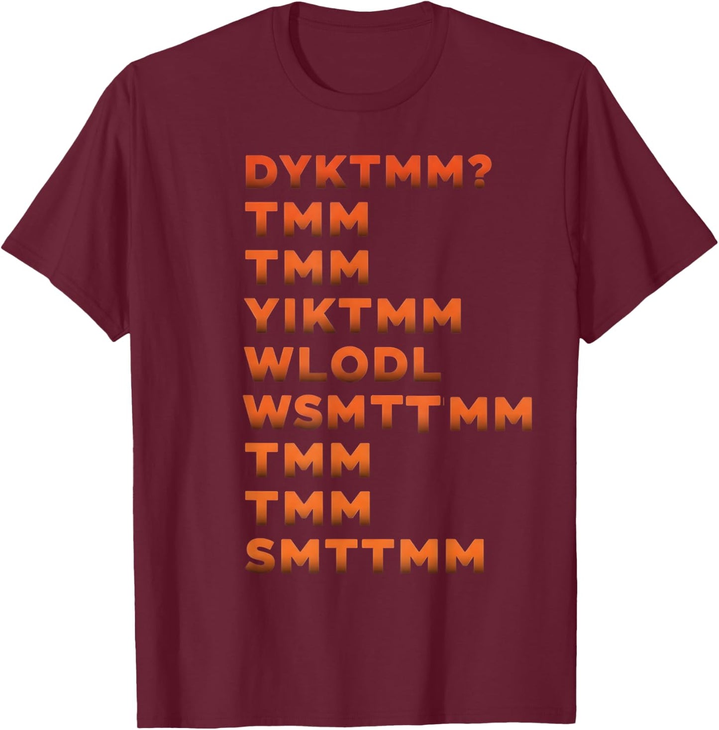 do You Know the Muffin man DYKTMM? Muffin Funny Nostalgic T-Shirt - T-Shirt | Maroon