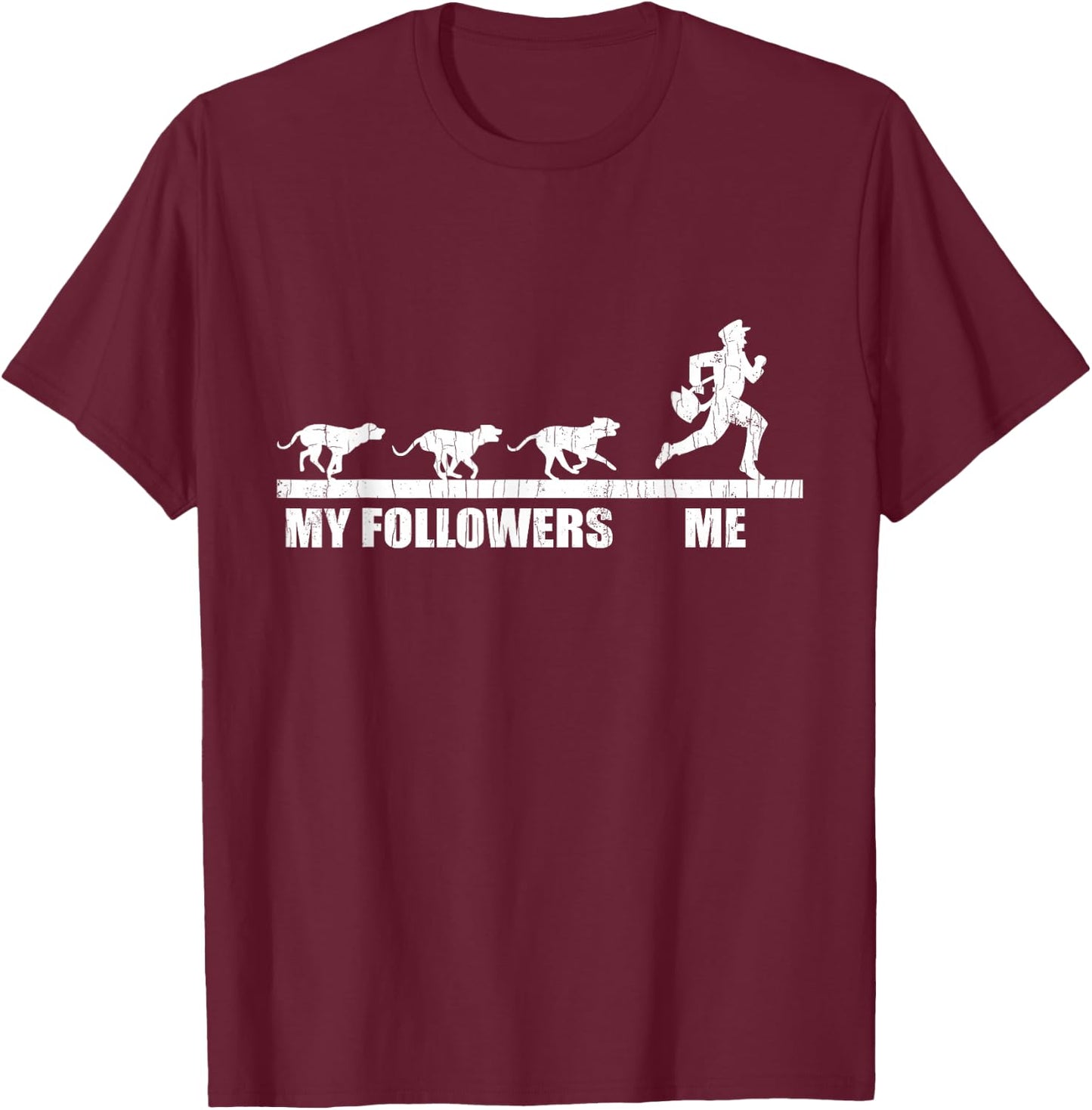 Postal Worker Funny Delivery Mailman T-Shirt - T-Shirt | Maroon