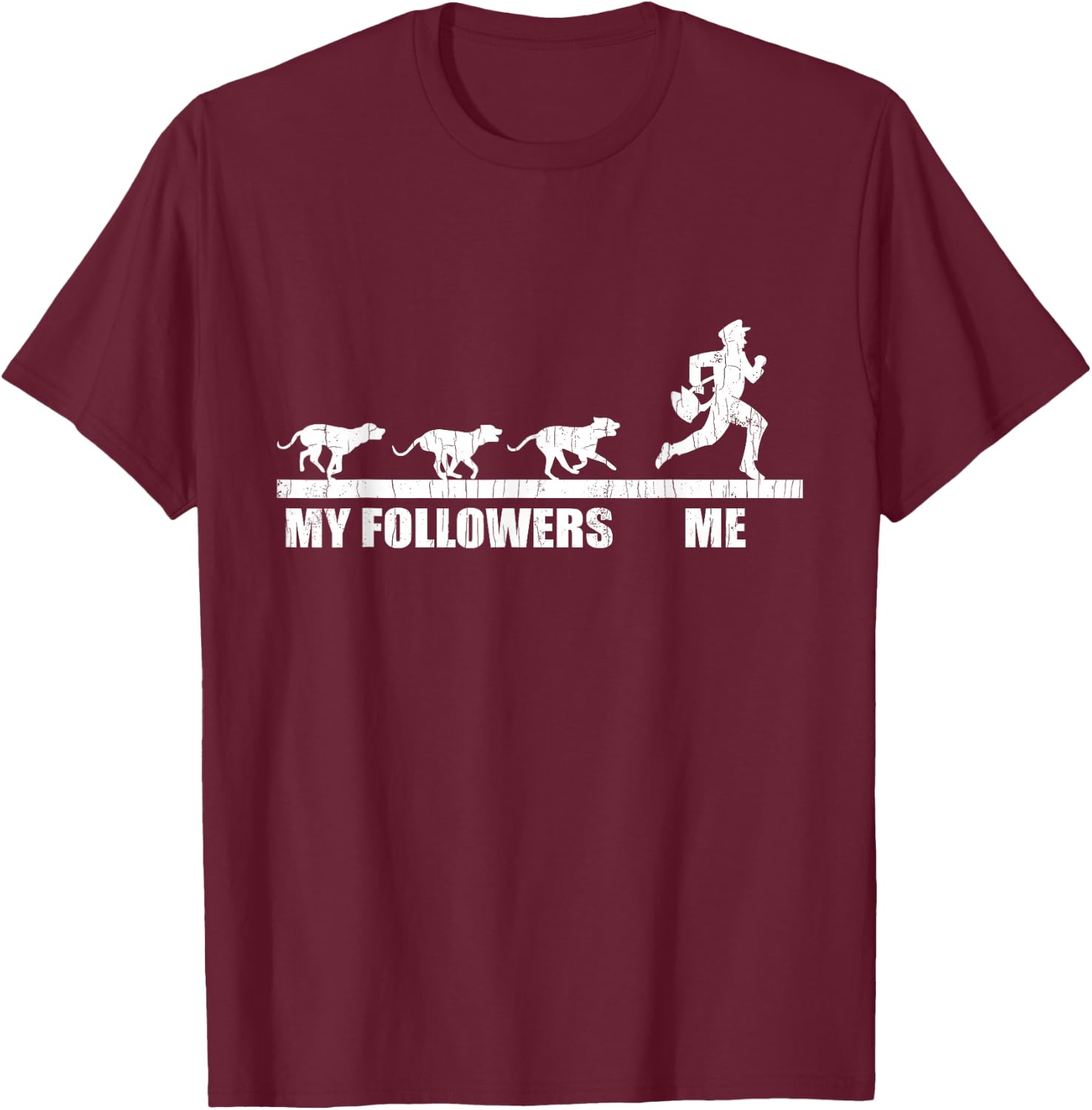 Postal Worker Funny Delivery Mailman T-Shirt - T-Shirt | Maroon