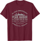 80 Year Anniversary Pearl Harbor Honolulu Hawaii Memorabilia T-Shirt - T-Shirt | Maroon