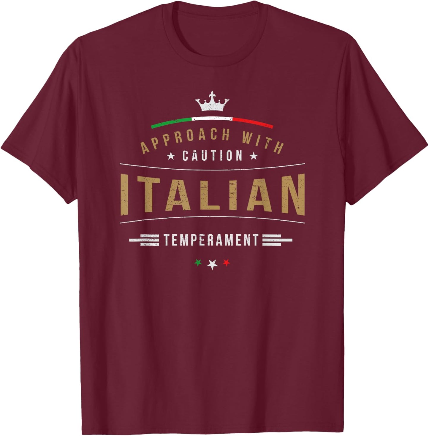 Italian Quote Funny Italy Pun Men Women T-Shirt - T-Shirt | Maroon