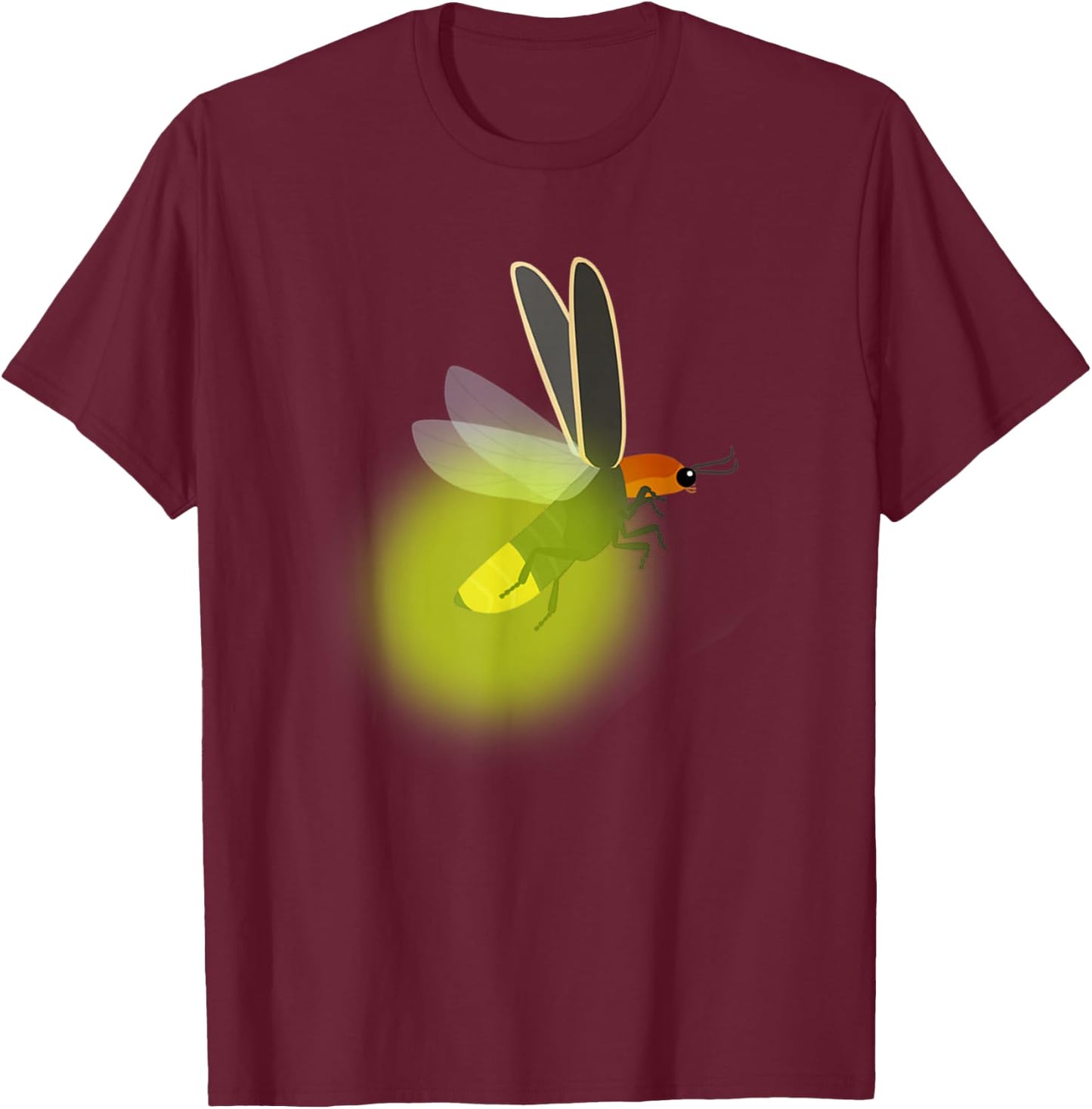 Bugs Insects Entomology Beetle Lightning Bug T-Shirt - T-Shirt | Maroon
