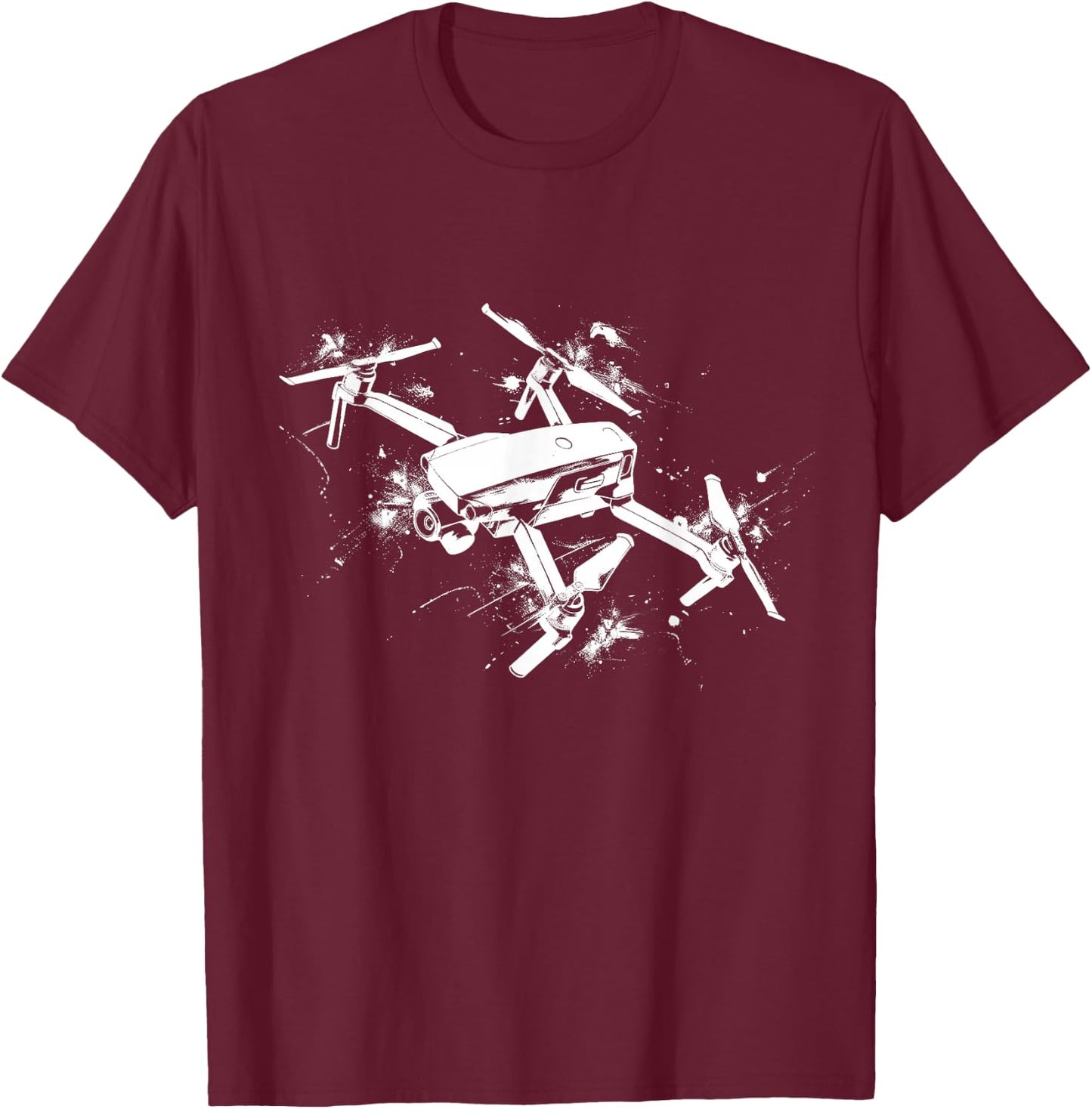Drone Pilot Quadcopter Operator RC T-Shirt - T-Shirt | Maroon