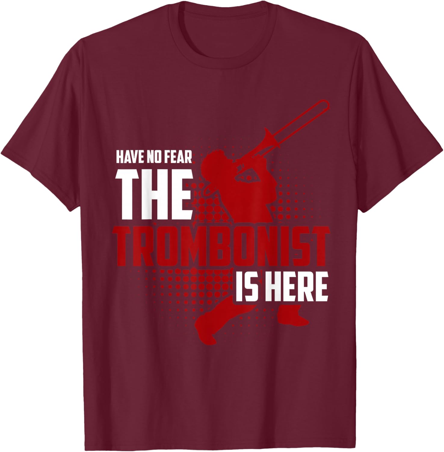 Trombone T-Shirt - T-Shirt | Maroon