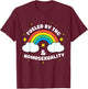 Fueled by THC & Homosexuality Funny LGBTQ Pride Rainbow T-Shirt - T-Shirt | Maroon