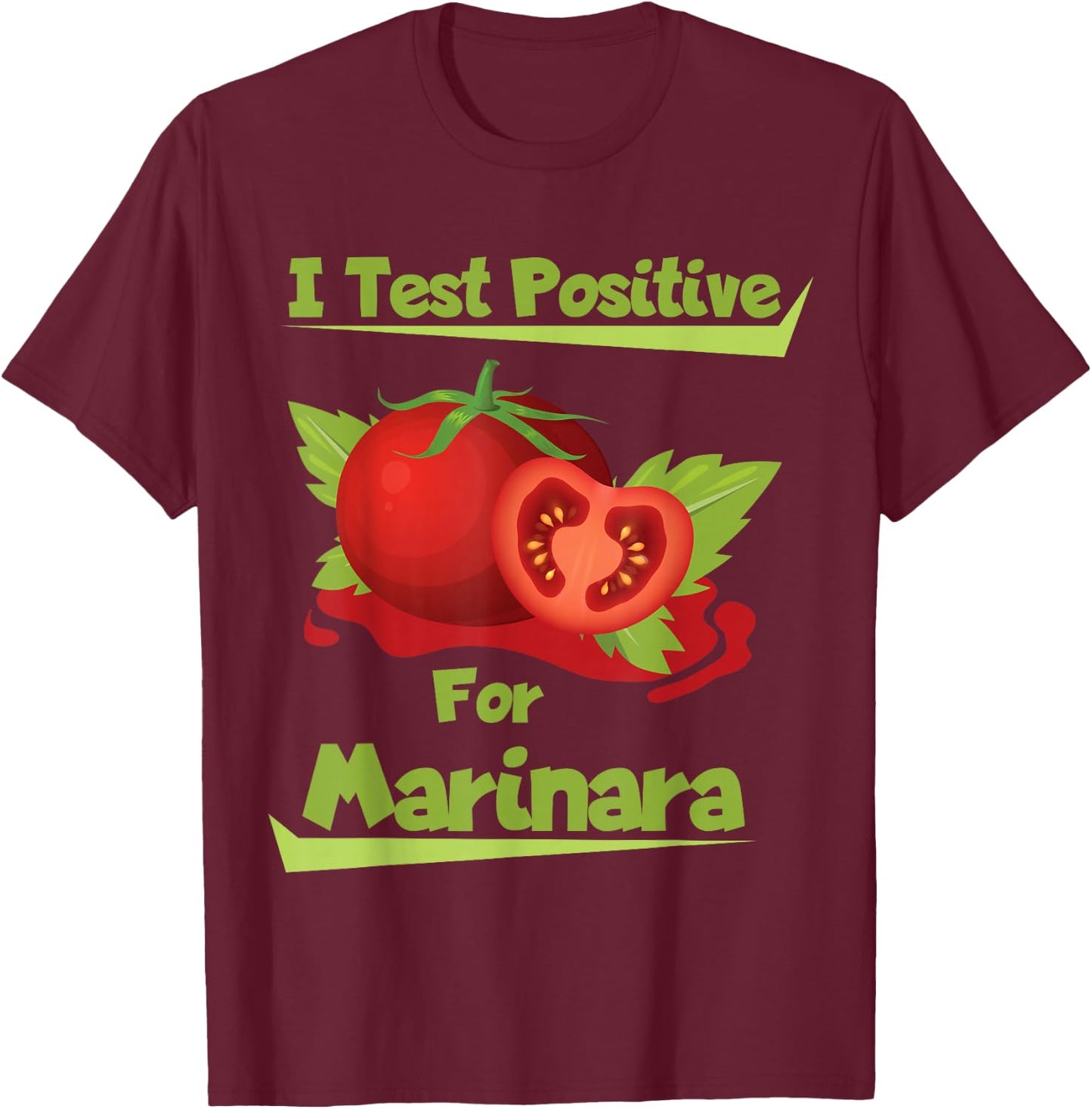 Marinara Italian Tomato Sauce Italy Chef Cook T-Shirt - T-Shirt | Maroon