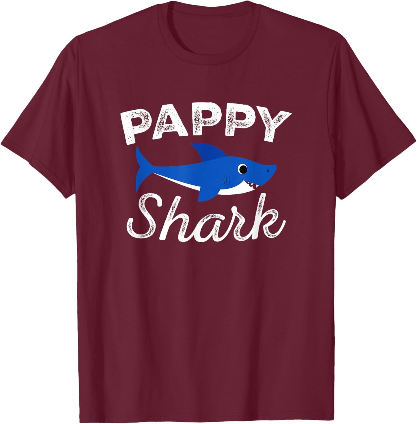 Pappy Shark T-Shirt - T-Shirt | Maroon