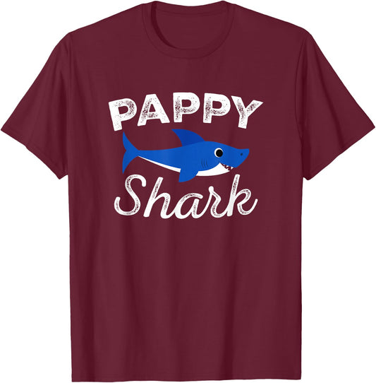 Pappy Shark T-Shirt - T-Shirt | Maroon