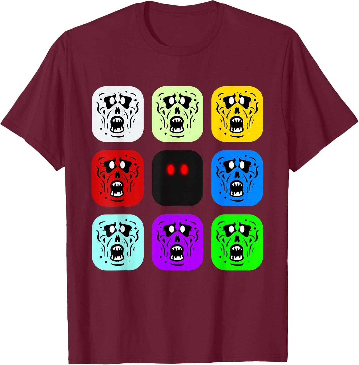 Zombie Rush Zombies T-Shirt - T-Shirt | Maroon