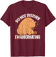 Hibernation I'm Hibernating Funny Sleepy Bear Sleeping T-Shirt - T-Shirt | Maroon