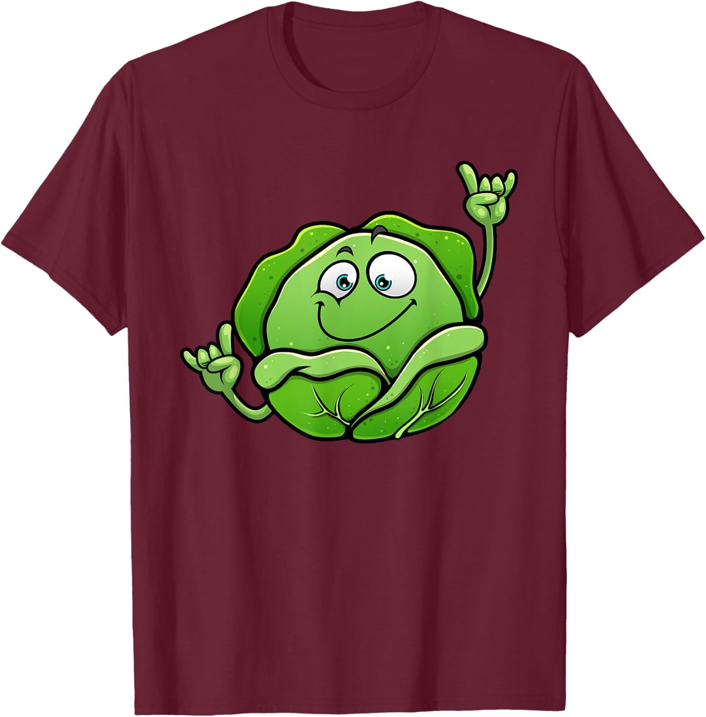 Funny Lettuce Lover Designs Women Vegetarian Foodie T-Shirt - T-Shirt | Maroon